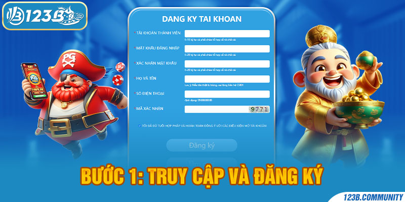 Bước 1: Truy cập và đăng ký